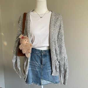 Gray Women's Sweater Cardigan Size M